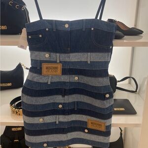 Moschino Denim mini dress